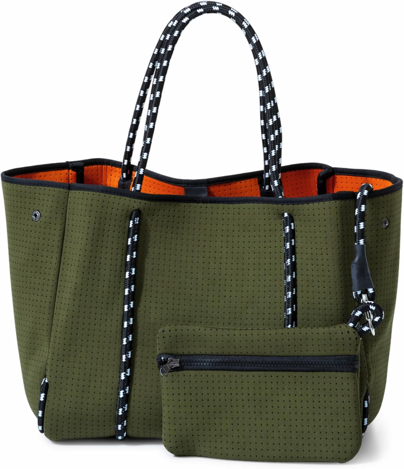 POPUPS Tote Bag, Everyday Neoprene Bags for Women with Zipper Pouch
