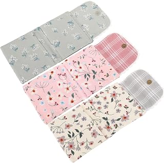 LALAFINA Pad Holder Period Bag 3Pcs Menstrual Storage Bag Lady Napkin Portable Tampon Storage Bag Pouch First Period Bag