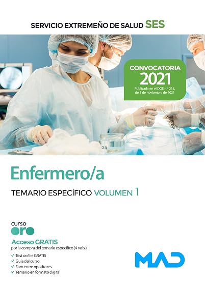 Enfermero-a del servicio extremeño de salud . Temario específico volumen 1