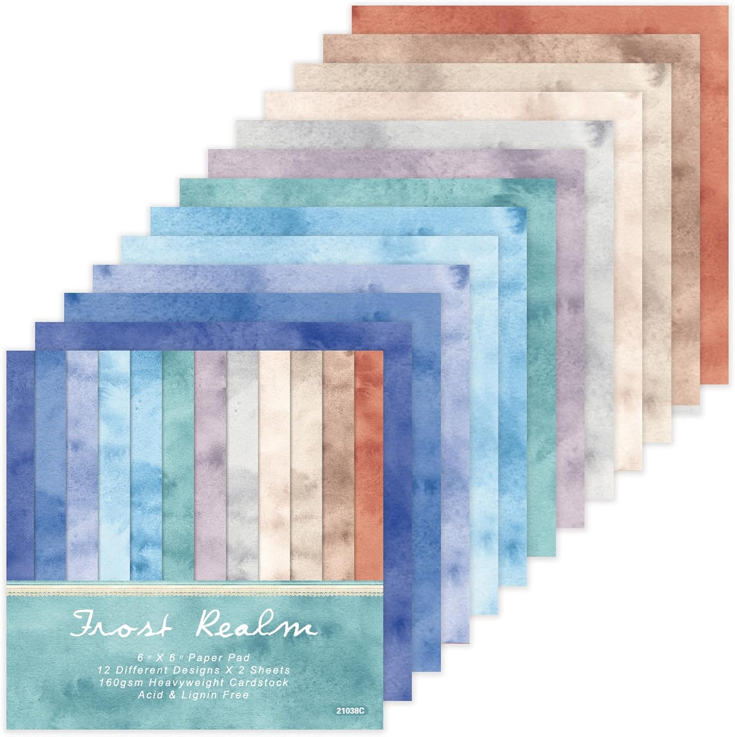 24 Sheets Solid Color Scrapbook Paper, 6 In Decorative Craft Paper (Purple) image 5
