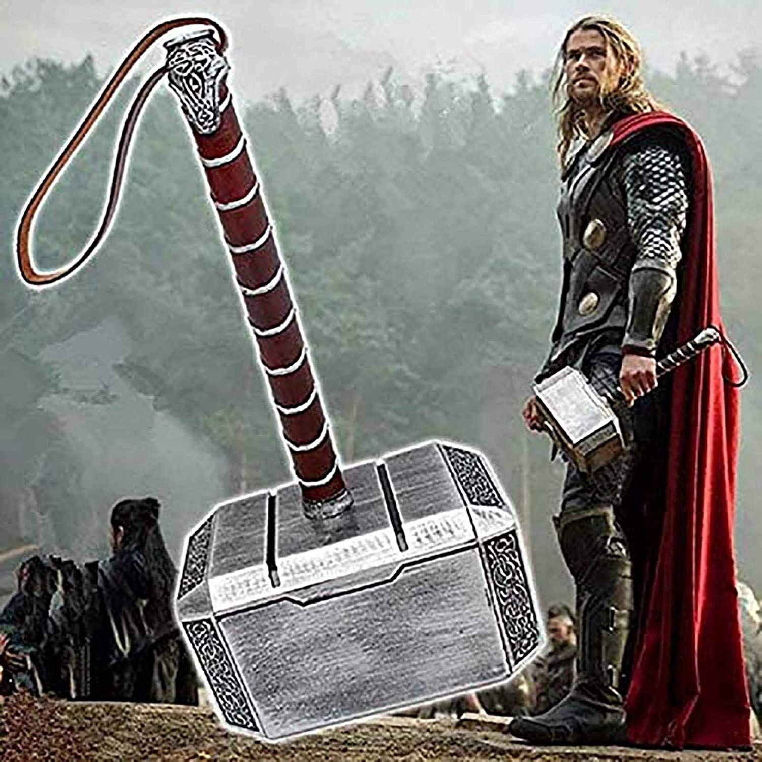 Thor's Hammer Cosplay Prop Weapon Quake Hammer Thunder Thor Hammer PU