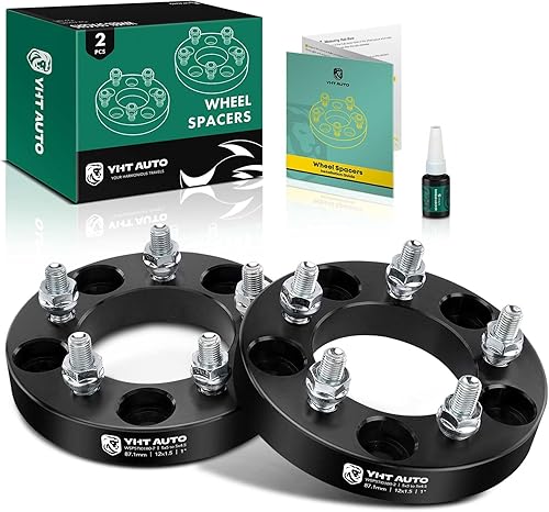 YHTAUTO Adaptadores de rueda de 5 x 5 a 5 x 4.5 pulgadas, compatibles con Buick, Chevrolet, Chrysler, Dodge, Ram, Volkswagen espaciadores de