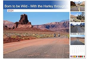 Harley-Davidson Calendar 2023 Wall: Ride the Southwest USA