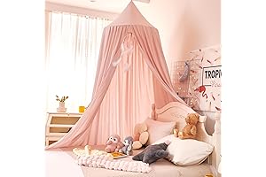 Dix-Rainbow Dream Canopy: Enchanting Nights for Little Princesses