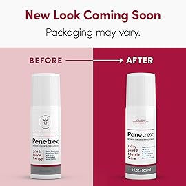 Penetrex Joint & Muscle Therapy - Soothing Gel for Back, Neck, Hands, Feet - Premium Whole Body Rub with Arnica, Vitamin B6 & MSM - 3oz Roll On Gel (3-Pack)
