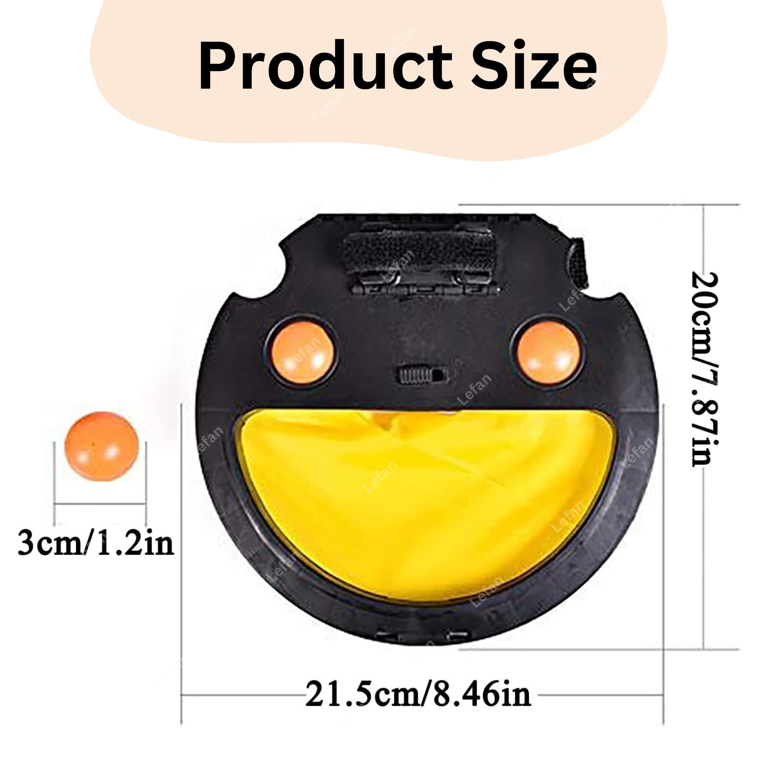 Lefan Toss and Catch Ball Game Catch Ball Game Comfortable Grip Toss Game Toy Outdoor Game Beach Toy Outdoor Activity for Kids Ages 3+ Catching Racket Kid Toys (Pack of 2 Pcs) - Image 2 thumbnail