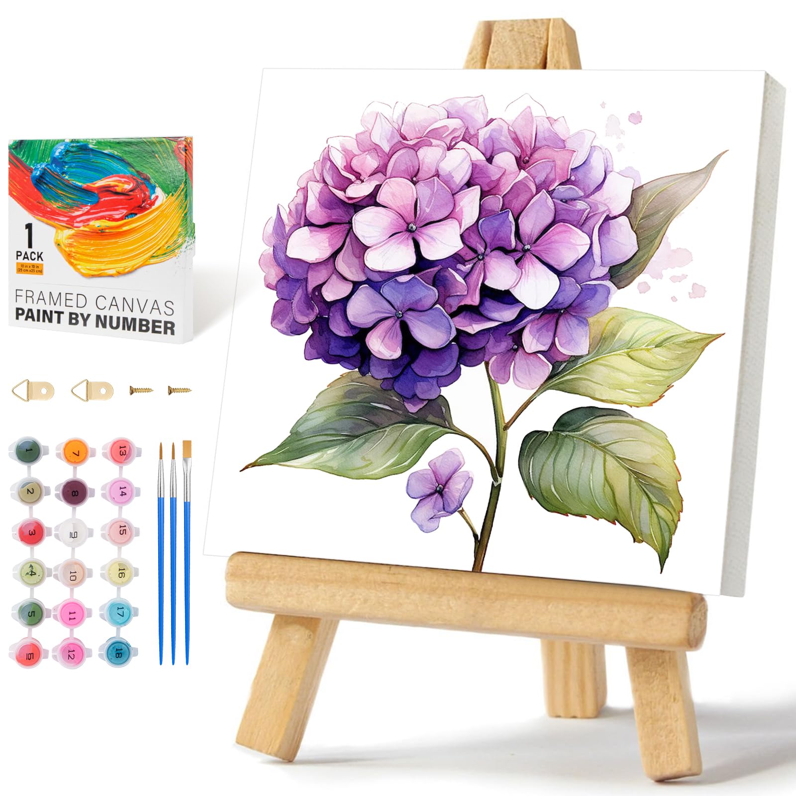 Sunflower Paint by Numbers Kit - Easy Adult Art -26