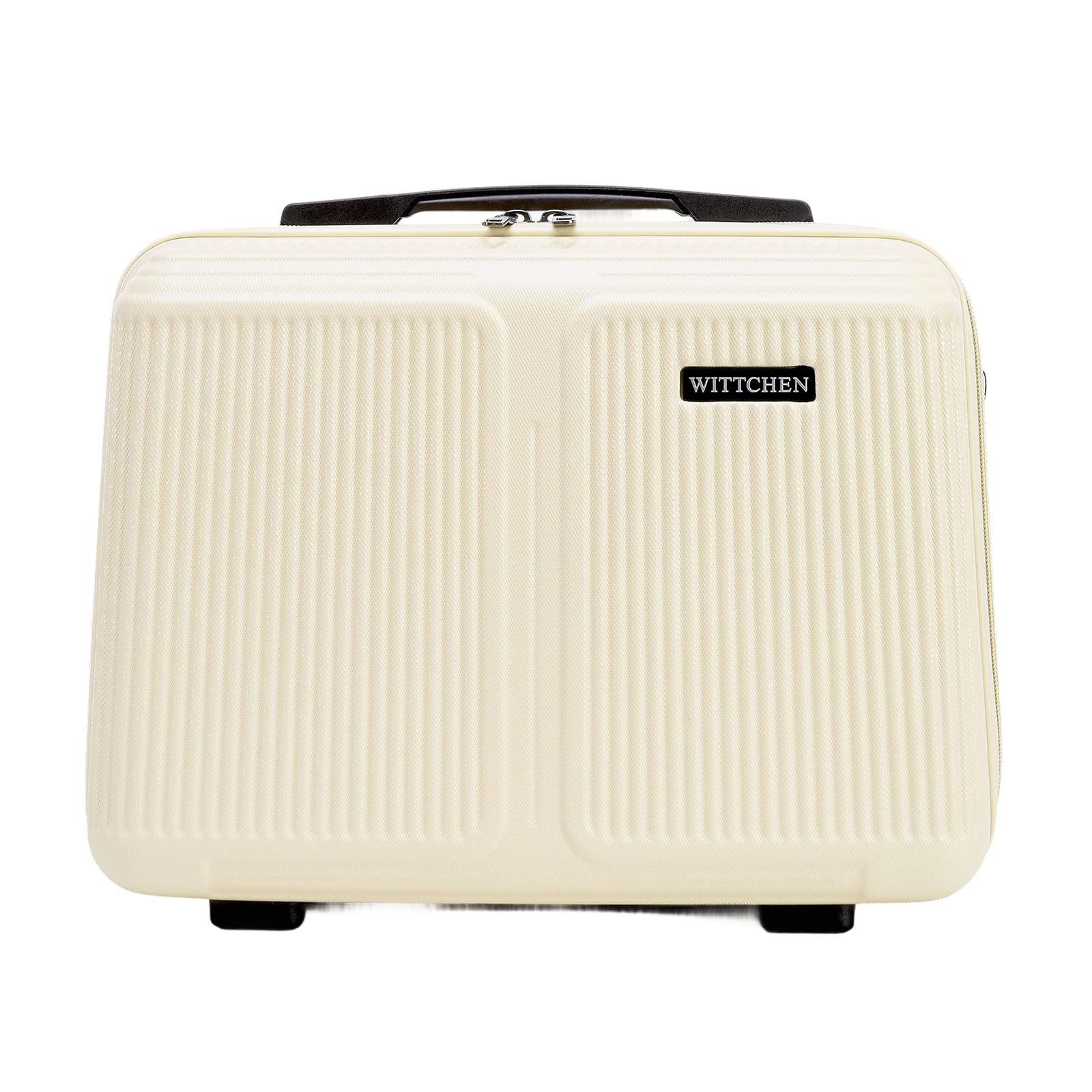 WITTCHEN Stripes Line Neceser Estuche para cosméticos Neceser de Viaje Equipaje rígido ABS Asa cómoda Correa para Hombro Crema
