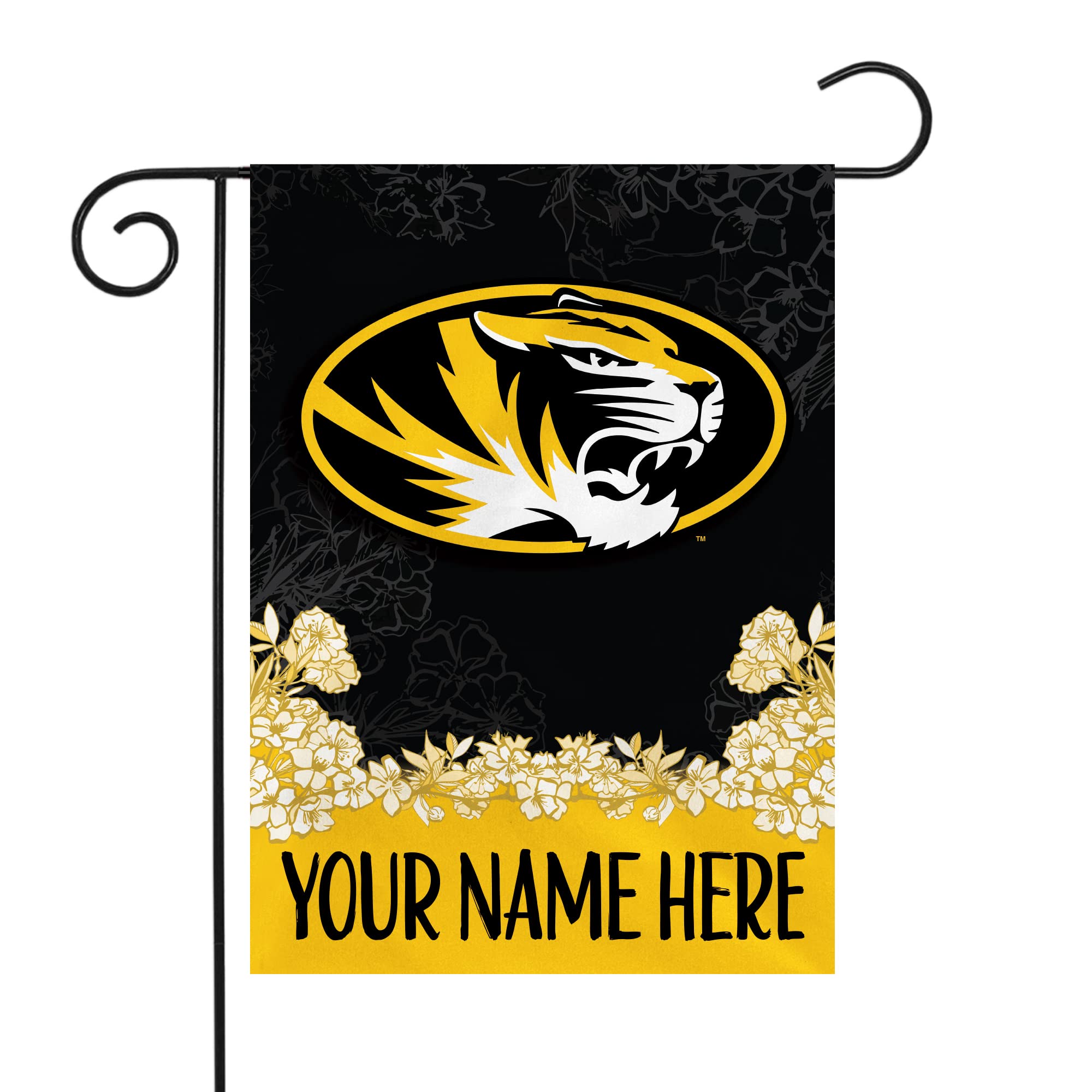 Rico Industries NCAA Standard/Primary Personalized Garden Flag
