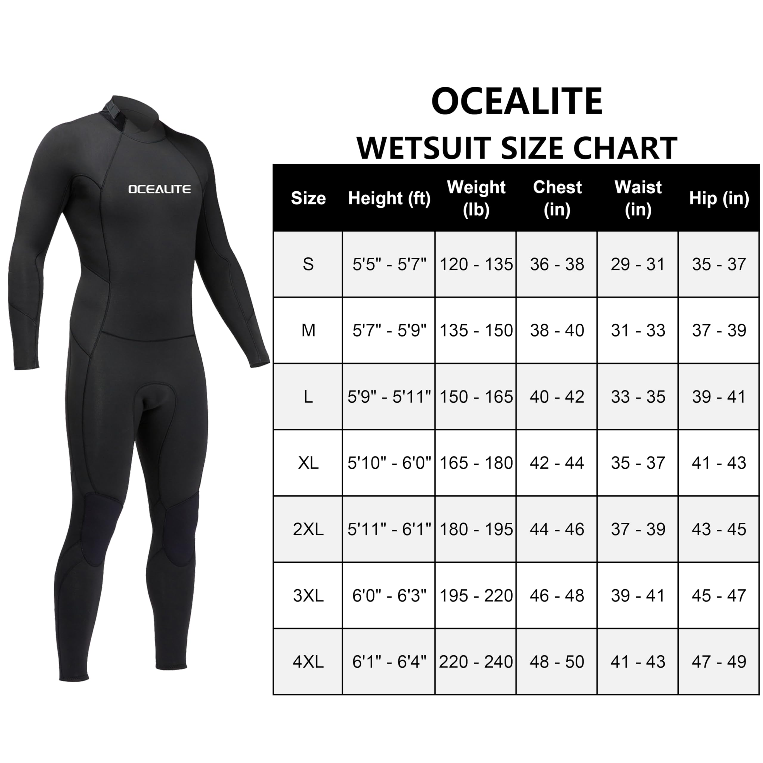 Pełne kombinezony 5/4 mm 4/3 mm i 3 mm pełny kombinezon dla mężczyzn premium neoprenowe kombinezony do nurkowania, snorkelingu, surfingu pływania