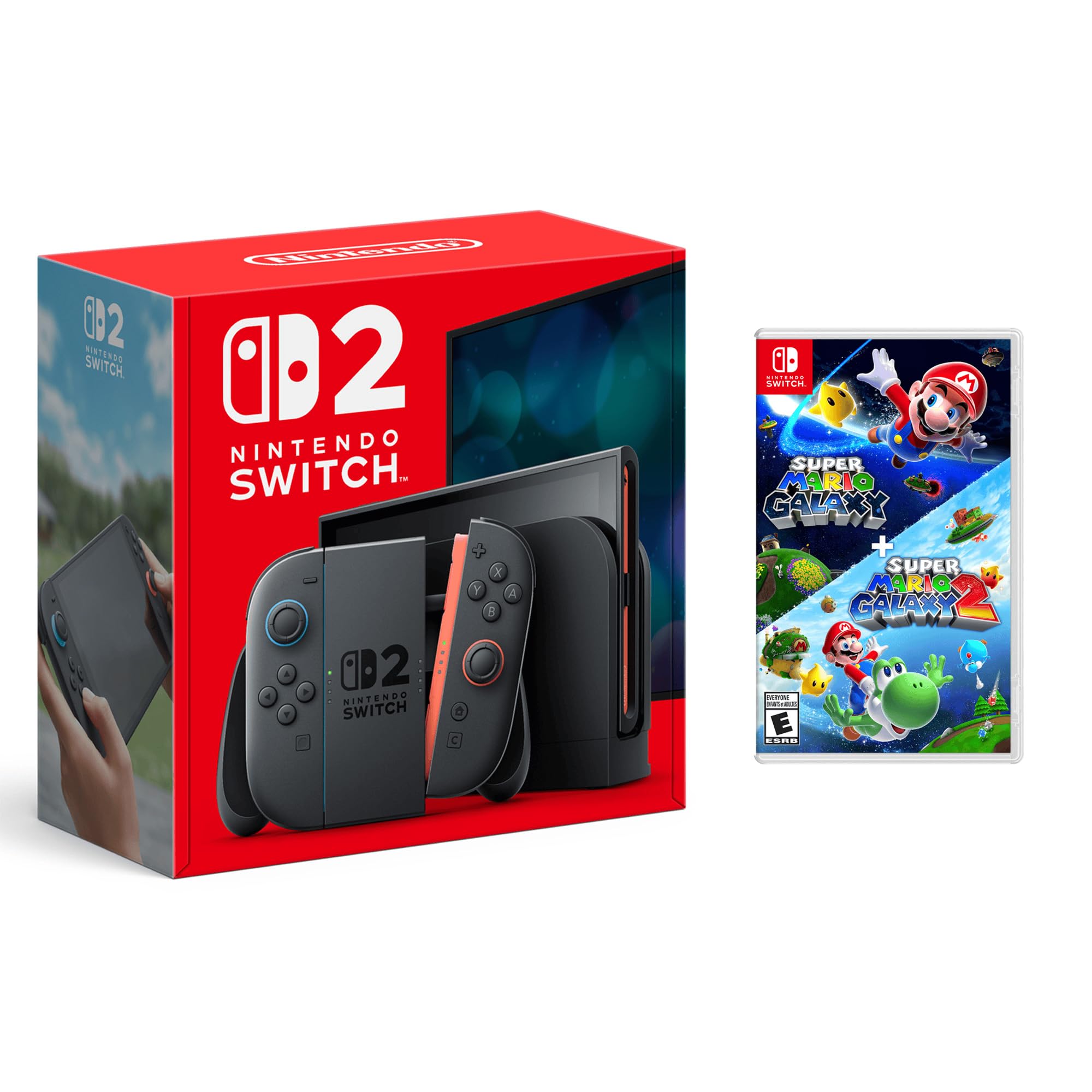 Nintendo Switch™ 2 and Super Mario Galaxy™ + Super Mario Galaxy™ 2 - Physical Bundle Edition