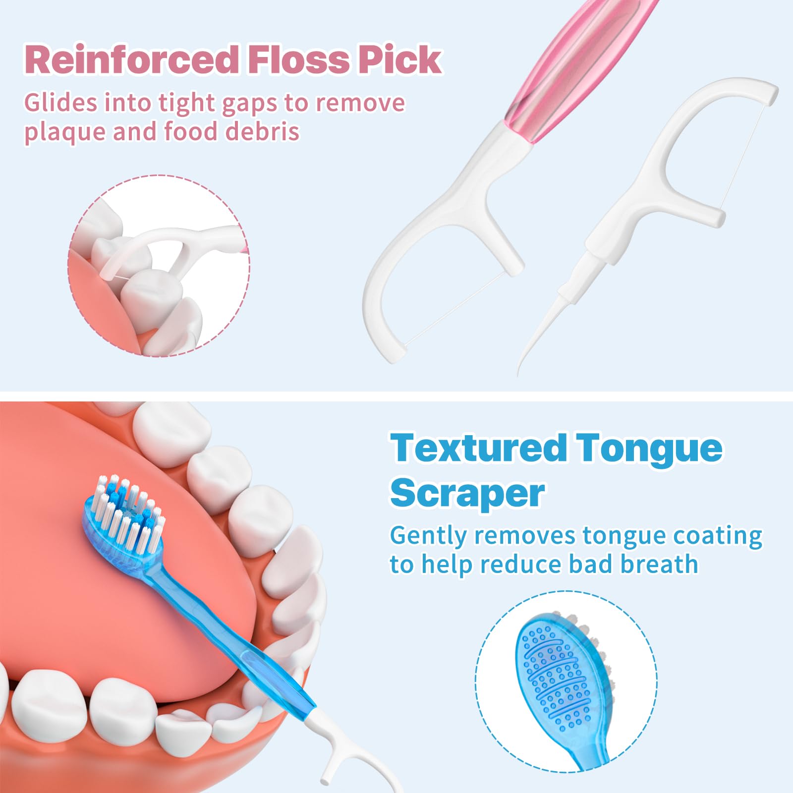 Spazzolino da denti usa e getta 5 in 1 con dentifricio (confezione da 70), mini spazzolini da viaggio con setole morbide, filo interdentale, stuzzicadenti e raschietto per lingua, senza