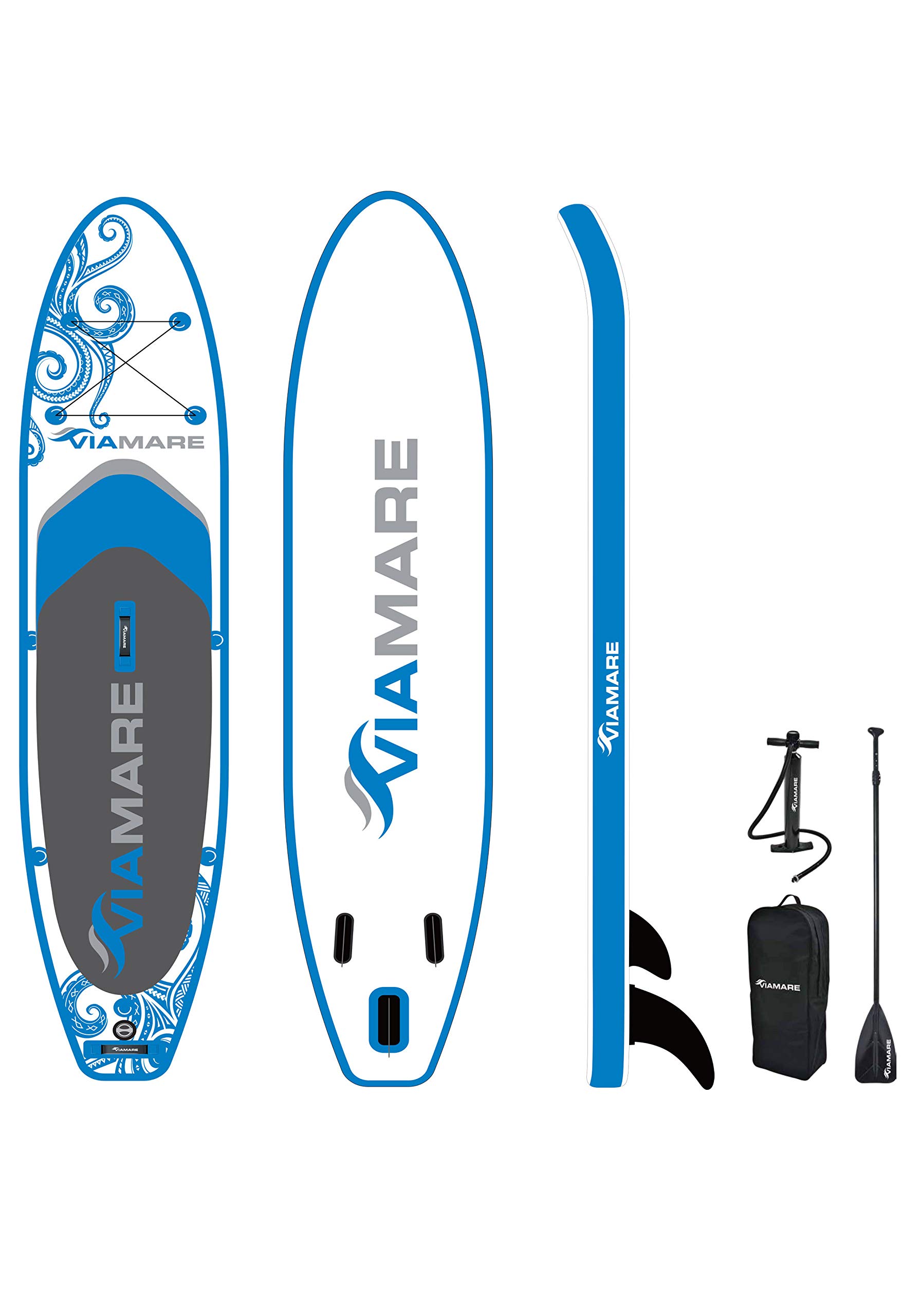 SUP Board Set 330 S Octopus blue