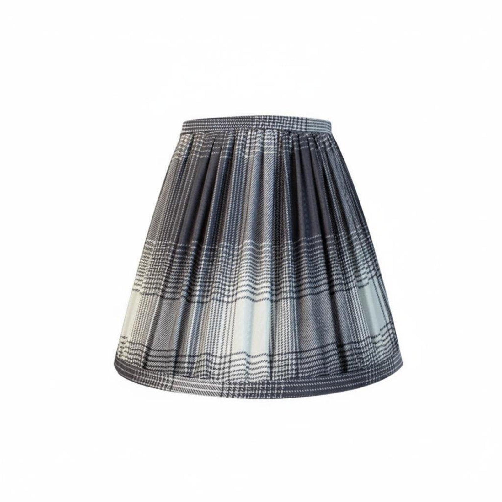Pleated Textile Lampshade Decorative Lampshade Barrel Lamp Shade for DIY Enthusiasts, Bedroom, Living Room, Study Black Grey Plaid|Home & Garden| Lamps Lighting & Ceiling Fans| Lamp Shade-image-28
