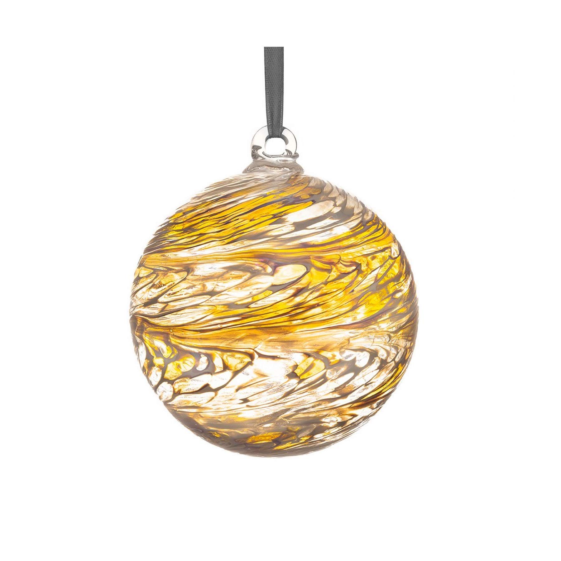 Aspire Art Glass Gold Anniversary Gift Friendship Ball - Pastel