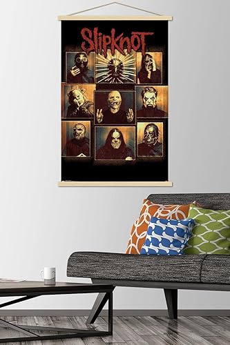 Miniatura 7 de Trends International Slipknot - Póster de pared a prueba de balas, 34 pulgadas de largo x 22.4 W, paquete de póster y clip prémium Paquete de póster
