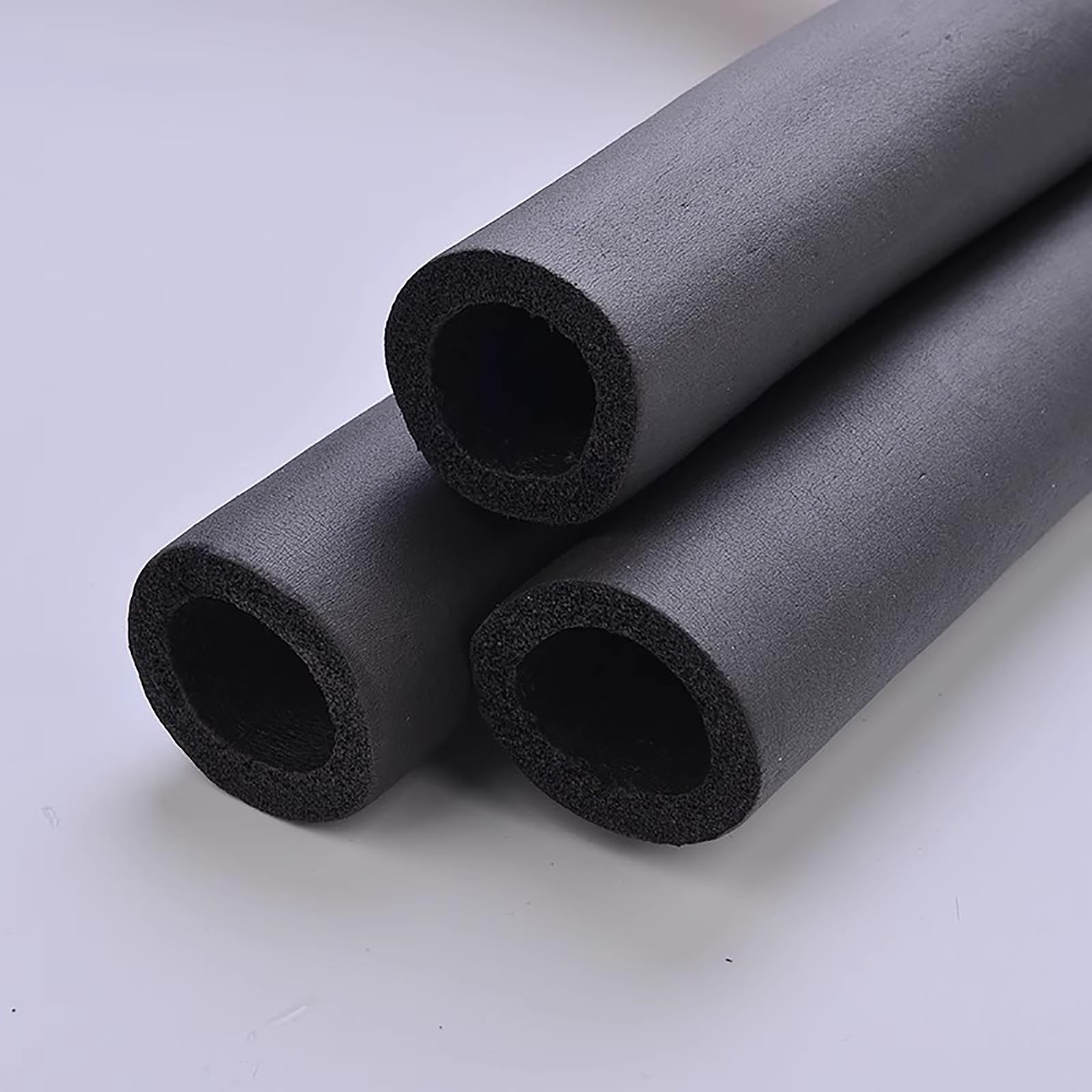 3 pcs Aislante Tubo Aire Acondicionado,Tubería de Aislamiento Térmico Flexible,Impermeabilidad Espuma Tubo Aislamiento,Para Instalaciones De CobreTubos De Hierro O Acero. ( Size : 43MM*40MM*2M )