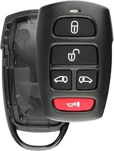 KeylessOption Carcasa para llave remota sin llave para Kia Sedona Mini Van Hyundai Entorage