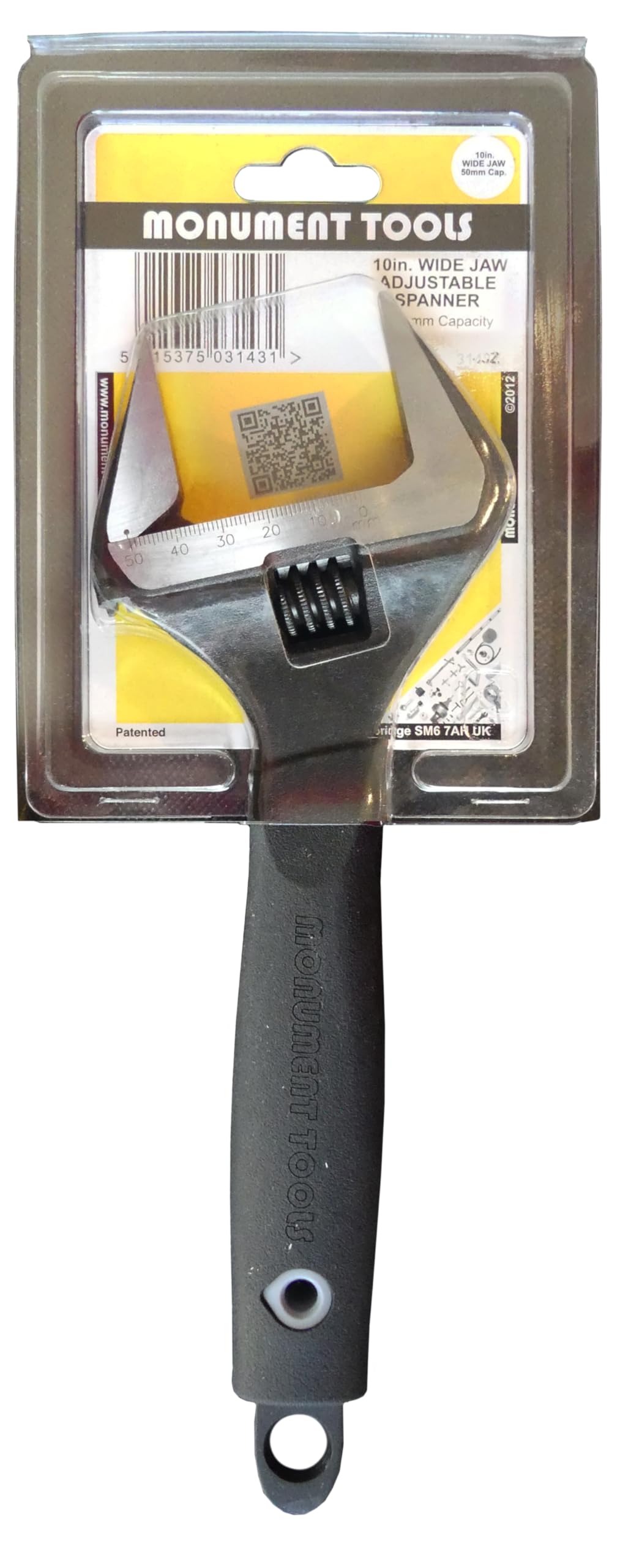 Monument 3143Z Wide Jaw Adjustable Wrench 250mm (10in) 50mm