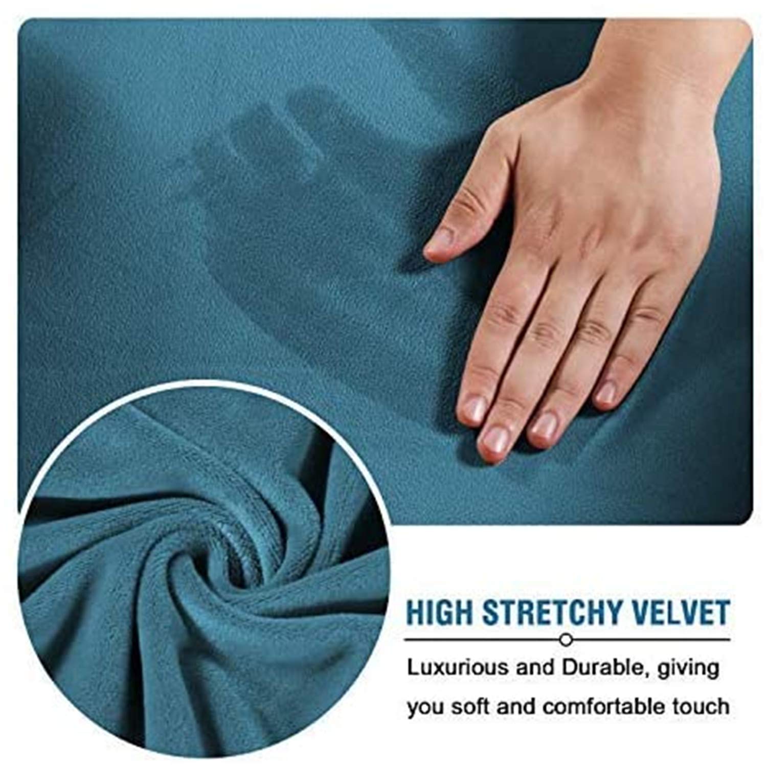 Furniture Protector GYHH Velvet Plush Ottoman Slipcover – Stretch ...
