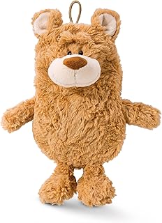 NICI Hot Water Bottle Bear 350 ml 34 cm Brown - 2 in 1 - Soft Cuddly Toy & Hot Water Bottle for Girls and Boys - Plush Toy Bed Bottle from 10 Months