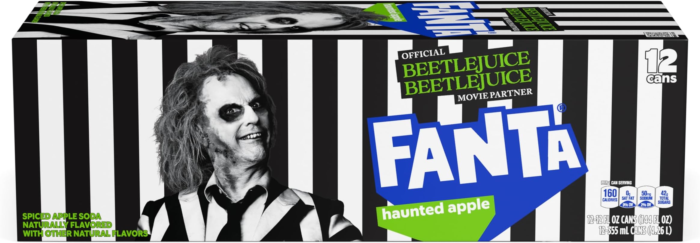 12oz 12pk Fanta Haunted Apple