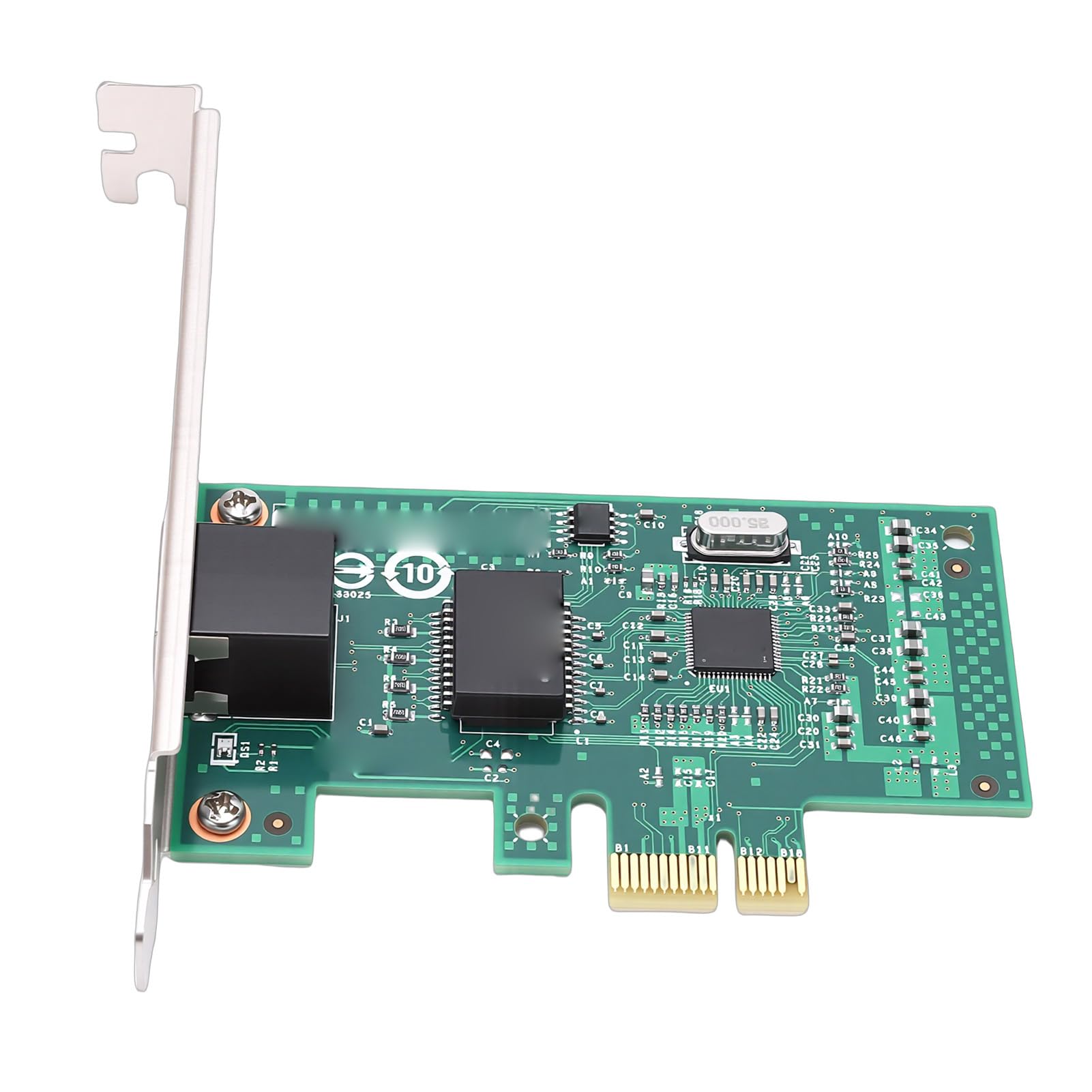 GOWENIC Carte Réseau Gigabit Ethernet PCIe, Contrôleur 210AT avec Port RJ45 pour 10 100 1000 Mbps, Plug and Play avec Faible Latence, Haute stabilité pour SUSE Freebsd