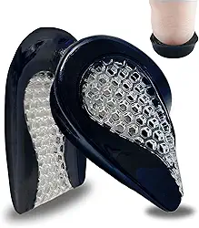 Palmilha Para Calcanhar Tratamento Esporão de Calcâneo e Alivio da Dor Gel Anti-Impacto Para Uso Diário (Único)