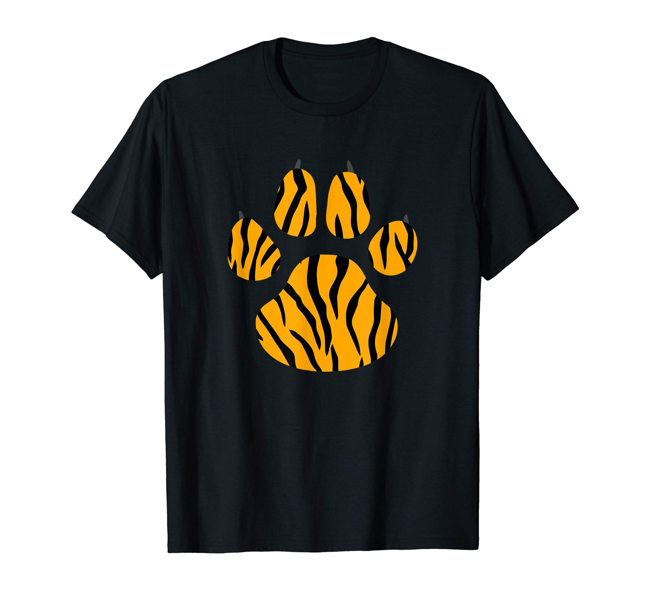 Love Symbol Tiger T-ShirtsCool Animal Tiger Print Paw T-ShirtOEKO-TEX STANDARD 100