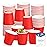 Prgery 150 Pack 3oz Red Paper Cups,Mouthwash Cups, Disposable Bathroom Cups,Small Paper Cups 3oz Ideal for Bathroom,Supermarket,Birthday Party,Picnic and BBQ