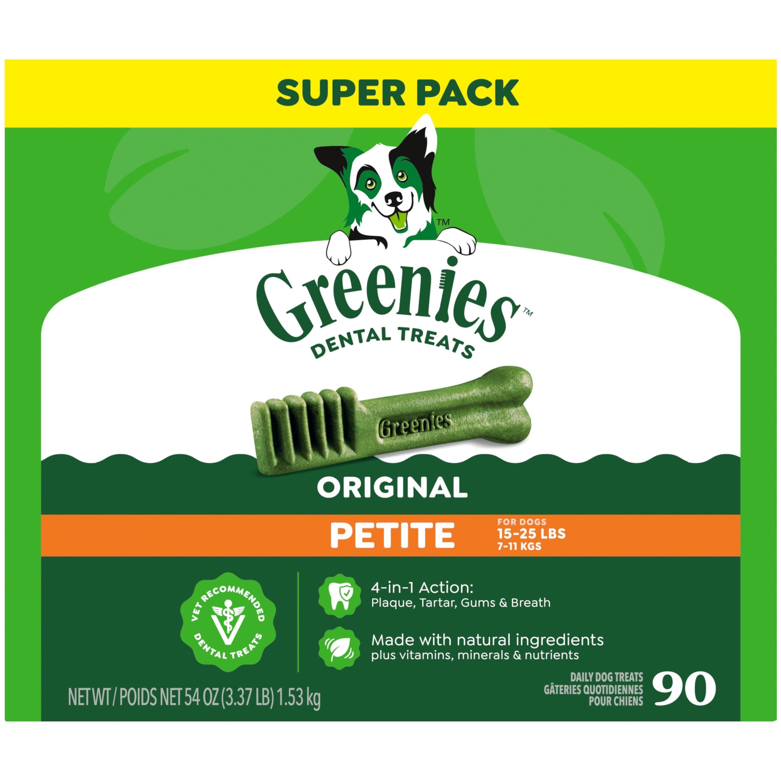 Greenies Veterinarian-Recommended Adult Natural Dental...