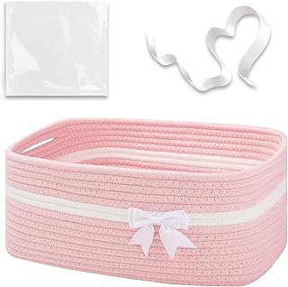 OIAHOMY Large Woven Storage Basket with Handles for Nursery Living Room ...