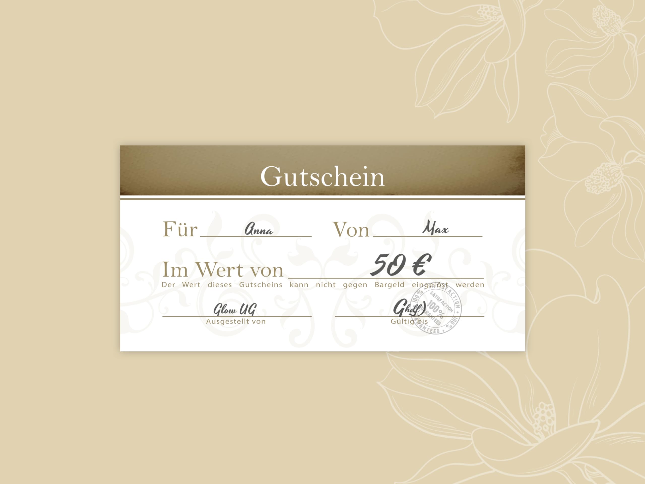 250 Gutscheine DIN lang (21x10,5 cm)+ 250 Kuverts DIN lang (22x11 cm) Design Motiv Vintage Papyrus Altes Papier Gutscheine zum Ausfüllen Gutschein Geschenk Karte Massage Wellness Kosmetik Spa Beauty