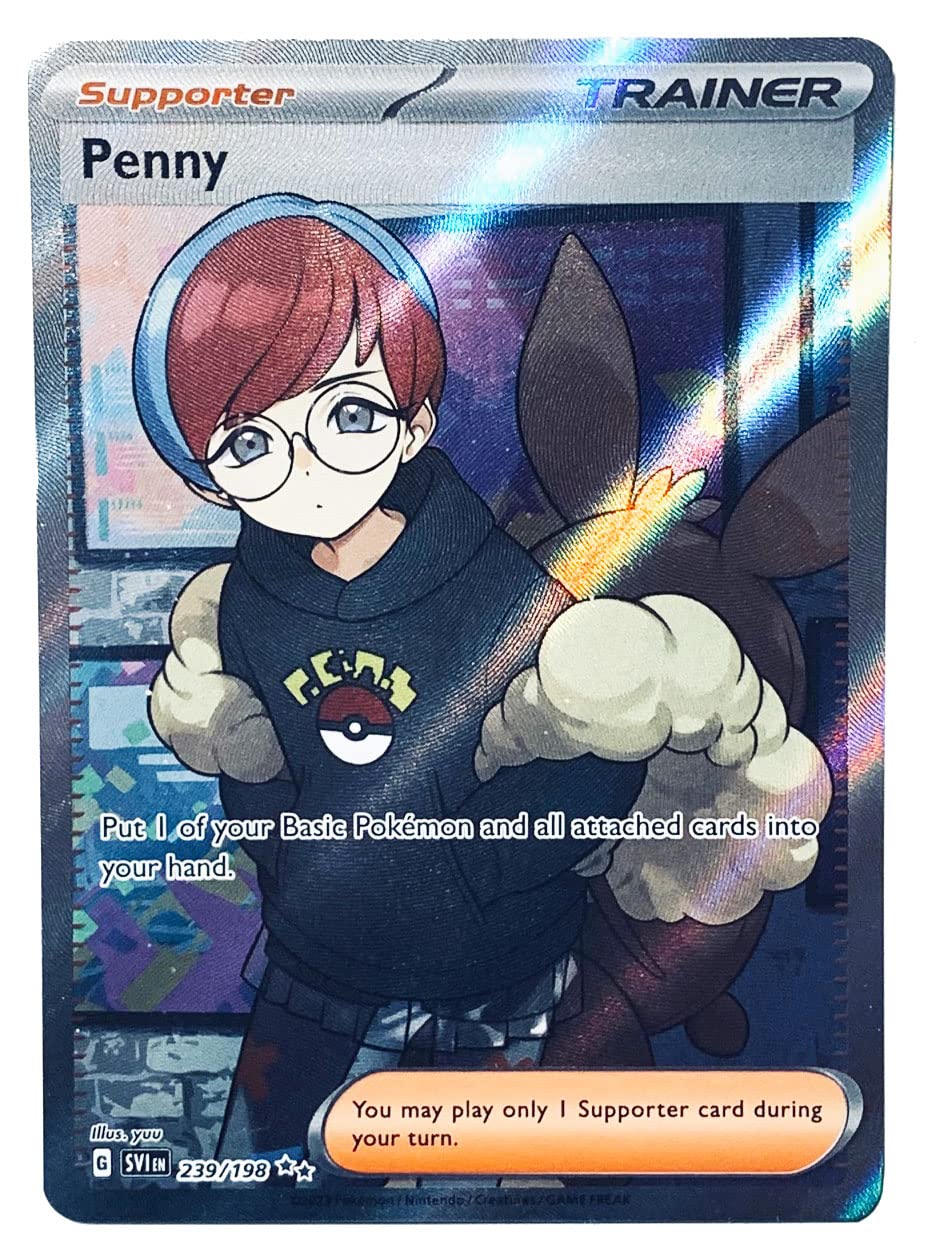 Pokemon - Penny 239/198 - Scarlet & Violet - Ultra Rare - Holo Full Art