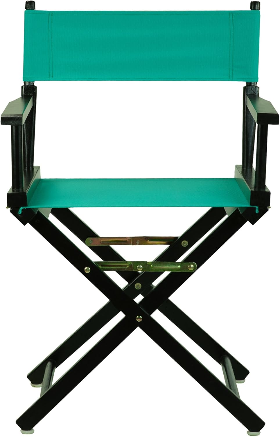 Casual Home 18" Director's Chair Black Frame with Teal Canvas
