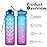 Hyeta 32 oz Water Bottles with Times to Drink and Straw, Motivational Water Bottle with Time Marker, Leakproof, Drinking Sports Water Bottle for Fitness, Gym and Outdoor