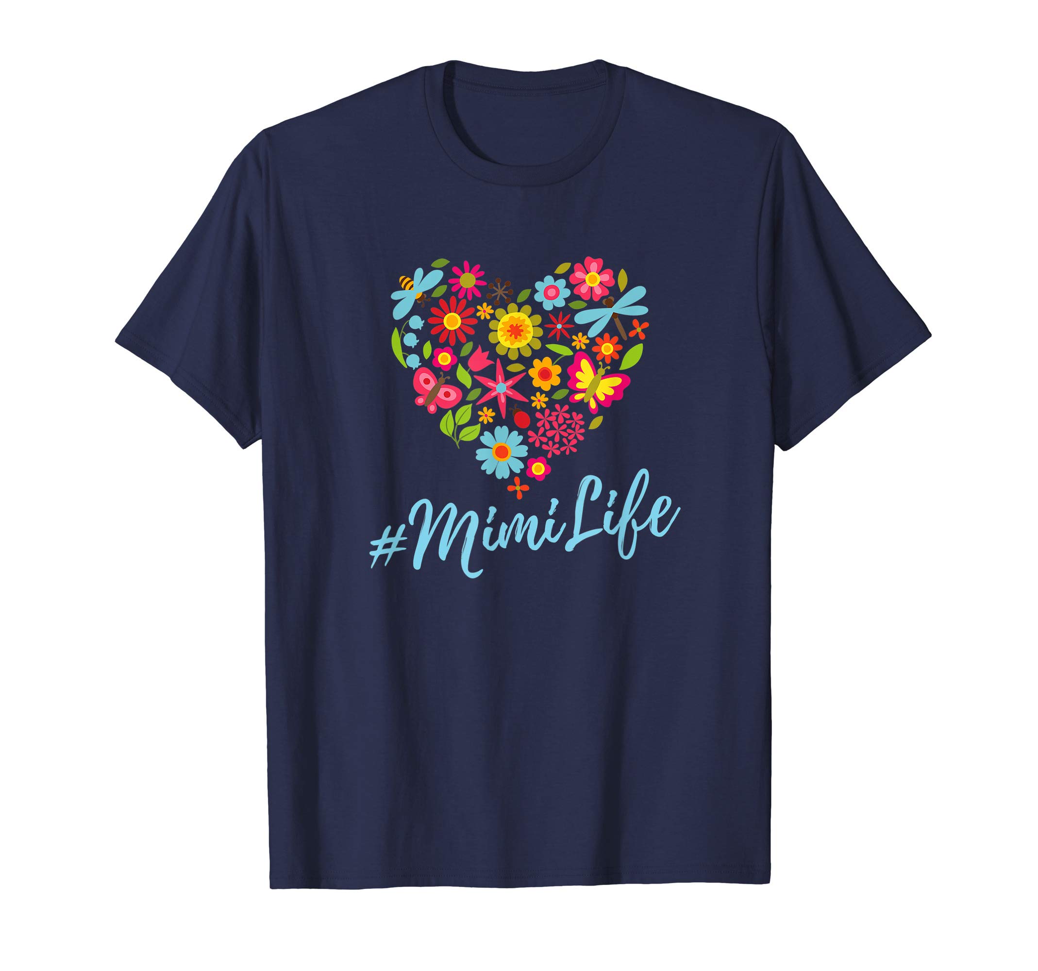 Ink My WordHeart of Flowers Mimi Life #mimilife T-Shirt T-ShirtOEKO-TEX STANDARD 100