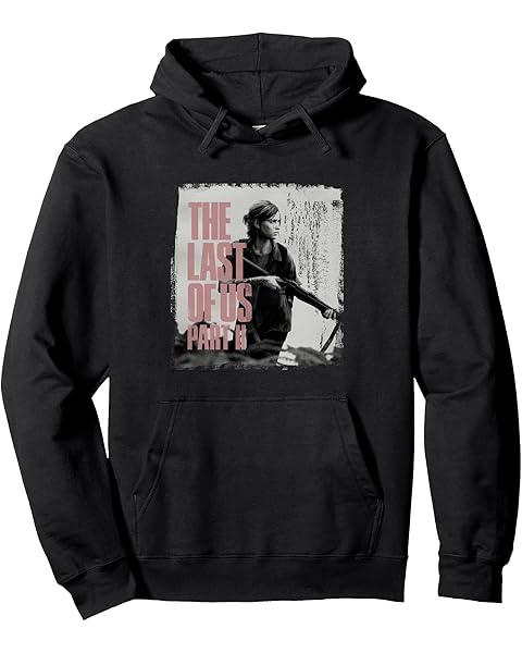 Last of Us Ellie With Rifle Pullover Hoodie