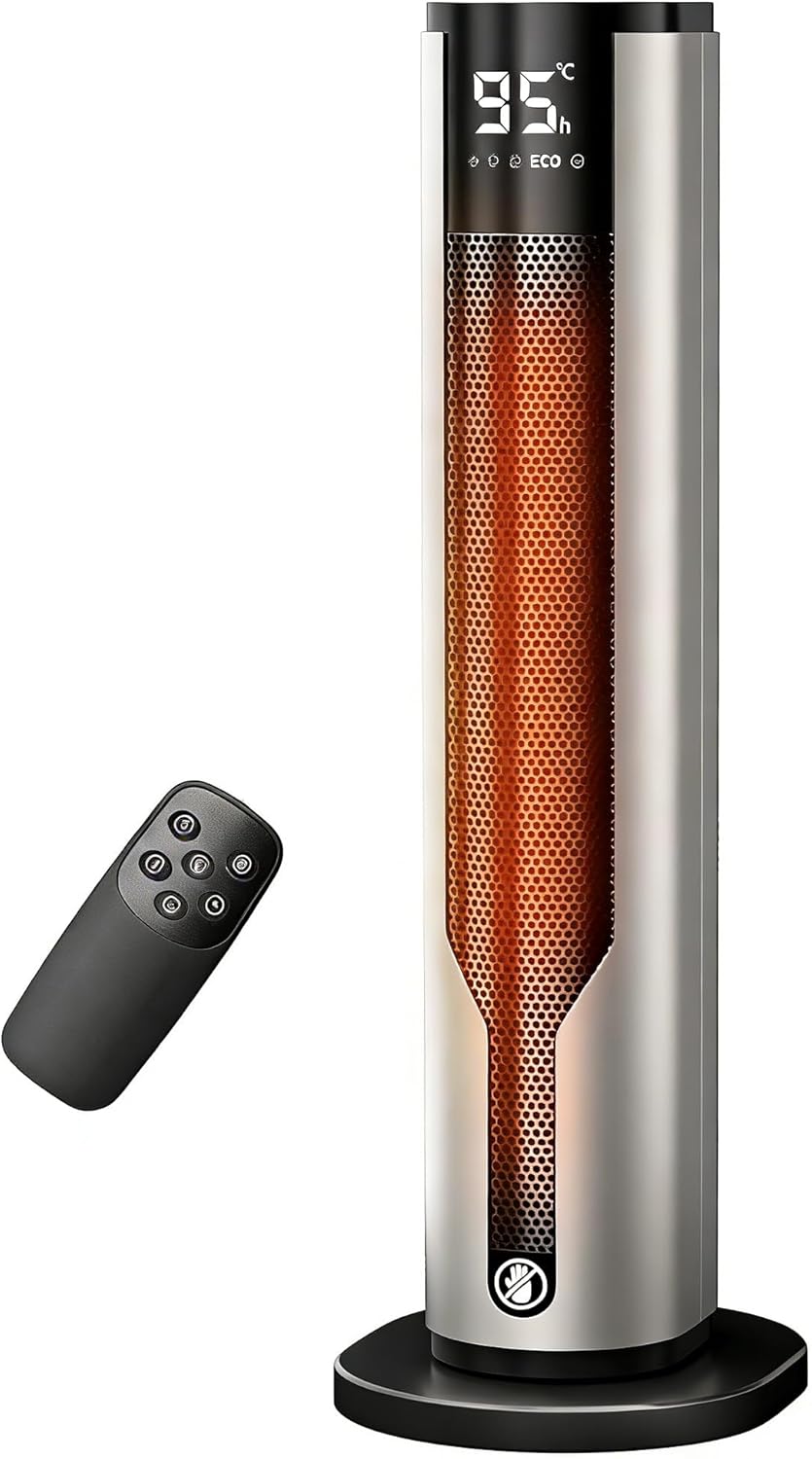 Calefactor Eléctrico Portátil Cerámico PTC 1500W con Termostato