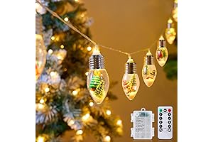 Brightown Christmas Indoor Lights - Enchanting Snow Globe Christmas Decor