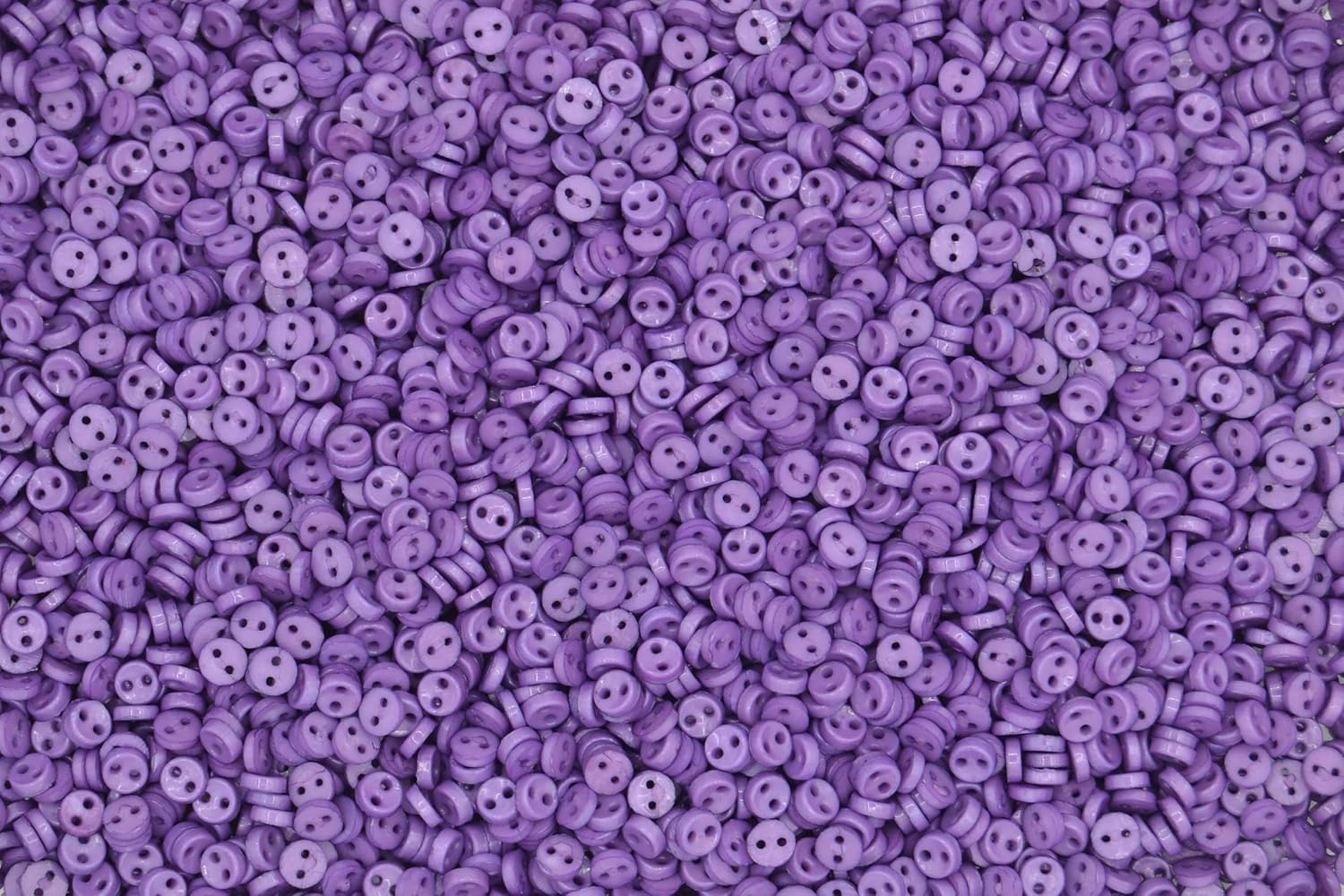 celloexpress 5mm Purple Circles Mini Doll Buttons for Dolls & Soft Toys Clothes - 5mm Assorted Round Colours & Designs (Pack of 1000, Purple Circles) โ image 1