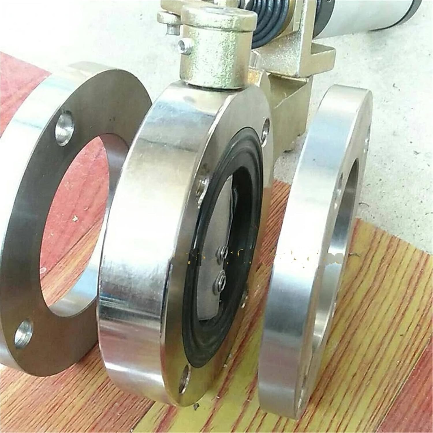 Pneumatic Butterfly Valve Valve Mechanical Pneumatic High Vacuum Butterfly Vacuum Butterfly Valve 150dn(DN250)