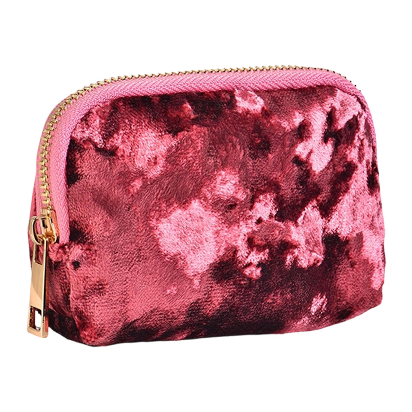 uikios Premium Velvety Jewelry Holder with Secure Zipper Design and Faux Hair Lining Protects Your Valuables From Scratches Velutinous Jewelry Organizers