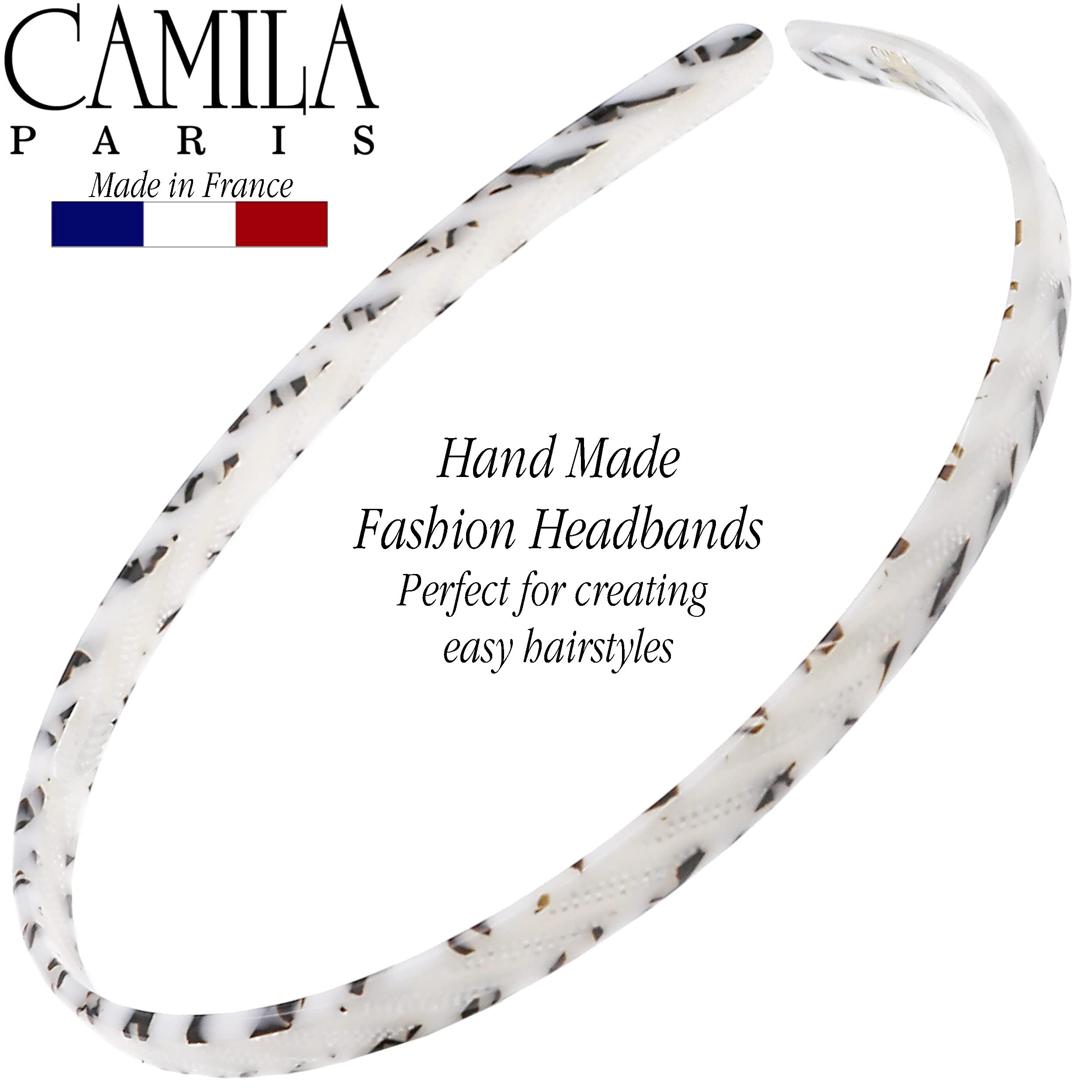 French Handmade Headband No Slip Grip Strong Hold Hair Band Camila Paris AD45 French Fashion Headband for Women, Very  main image 2