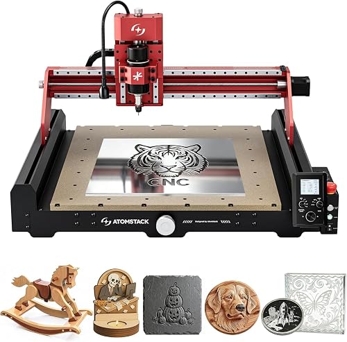 AtomStack C4 Pro CNC Router 200W - Cuts Aluminum