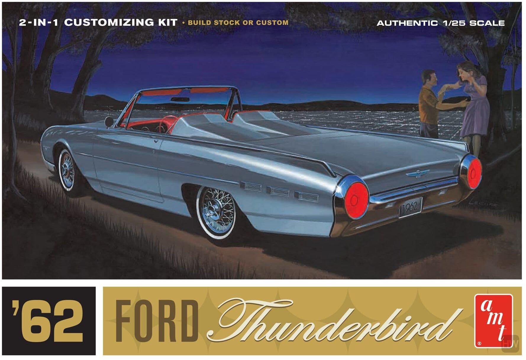 AMT 1:25 Scale 1962 Ford Thunderbird Model Kit