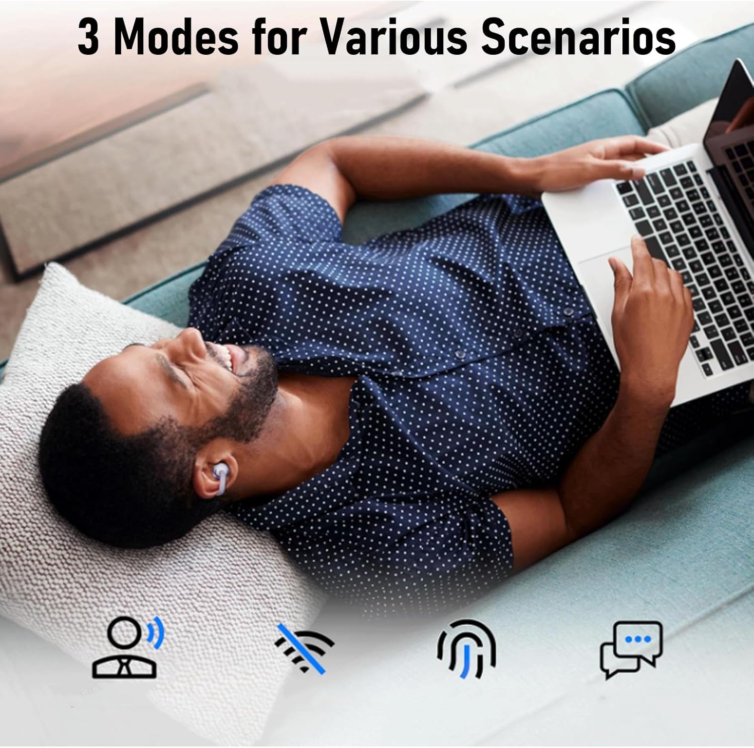 Language Translation Earbuds, Translation Earbuds Real Time, 144 Languages & Accents Online Translator Device, Bluetooth5.49 Intelligent Noise Reduction Headphones with APP for