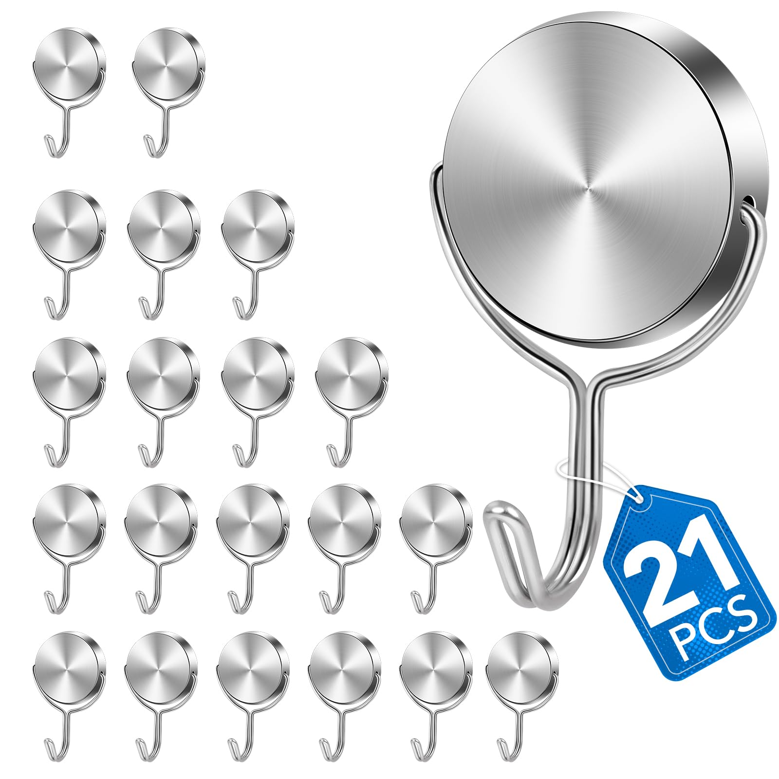 LOVIMAG Cruise Ship Essentials - 80Lbs Swivel Magnetic Hooks, Heavy Duty, School Locker Accessories, Magnetic Hooks for Cruise Cabins, Refrigerator,