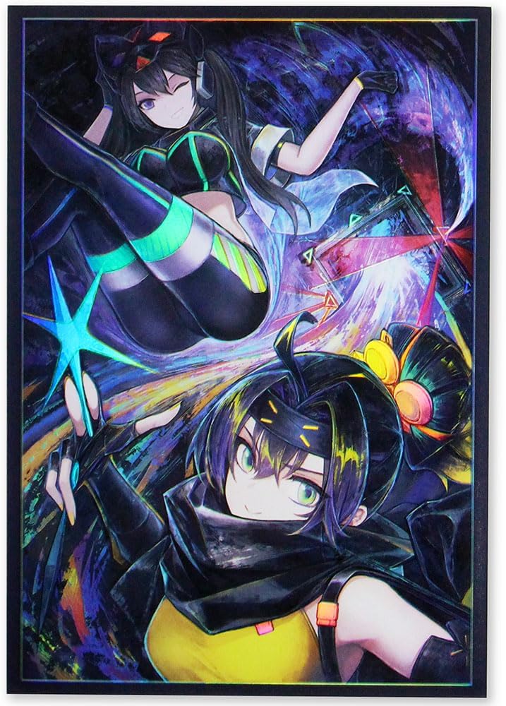 Volcanic Island 50ct 63x90mm Holographic Top Loading Trading Card Sleeves for YGO/Japanese Art Anime Printing Card Sleeves Protectors (SP & IP)