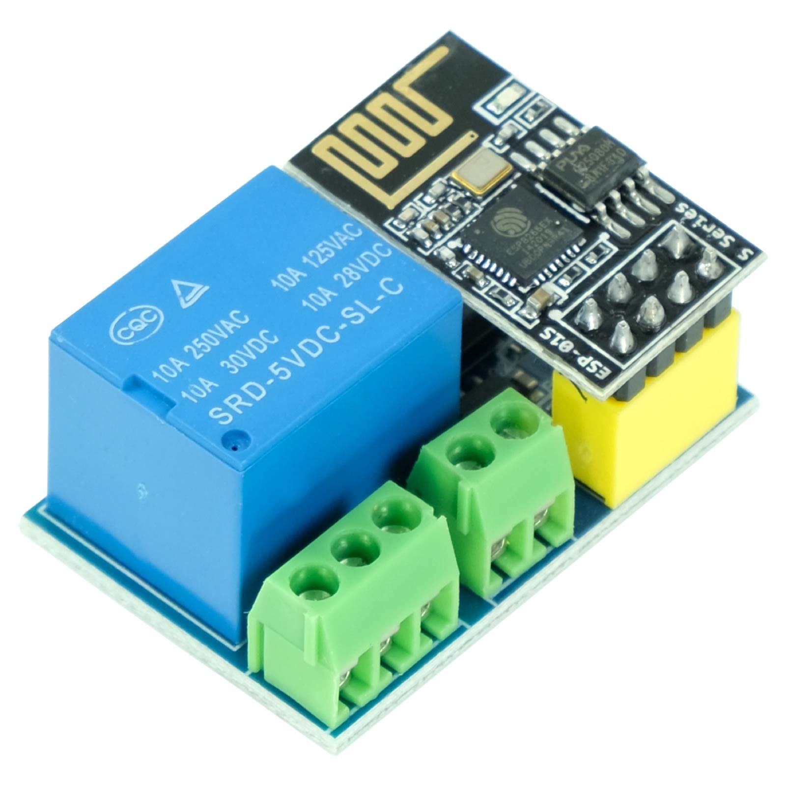Modulo WLAN ESP-01 ESP8266 con relè shield, 5-12 V, per applicazioni Arduino, IoT, Smart Home
